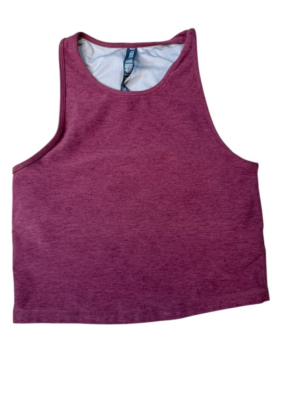 Vuori women's tank top burgundy heather